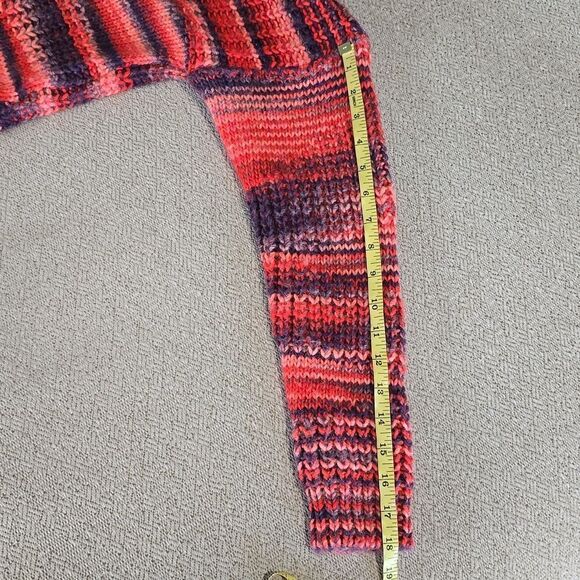 Anthropologie Elsamanda Colorful Wool Blend Knit Turtleneck Sweater - Size Small - Picture 8 of 13